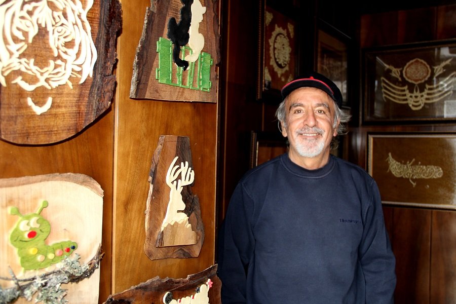 40 Yıldır Ağaç Parçalarını Sanat Eserine Dönüştürüyor