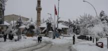Kar yağışı Seydişehir’de etkili oldu (VİDEO HABER)