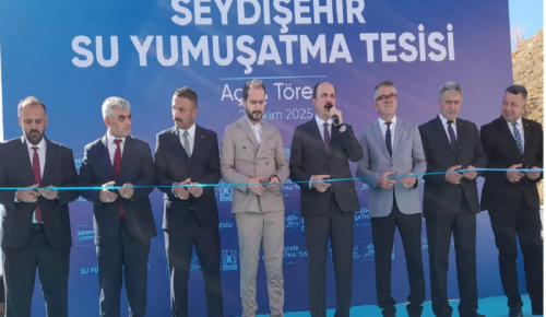 Çaltepe Su Arıtma Tesisinin açılışını gerçekleşti