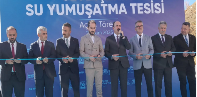 Çaltepe Su Arıtma Tesisinin açılışını gerçekleşti